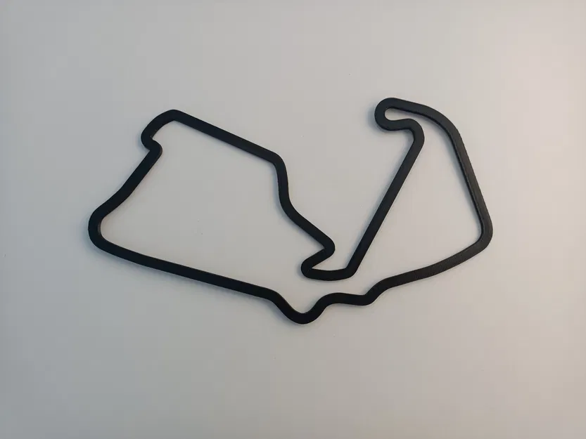 Mô hình chi tiết đường đua Silverstone 20cm cho đam mê ô tô - Image 1