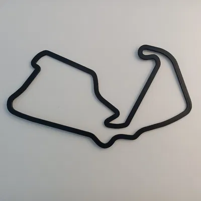 Mô hình chi tiết đường đua Silverstone 20cm cho đam mê ô tô