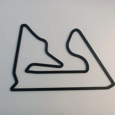 Mô hình chi tiết đường đua Bahrain International Circuit