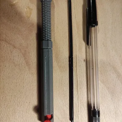 Bút bi cơ chế bolt action với thiết kế độc đáo