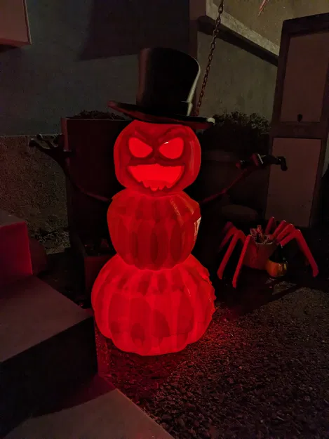 Người tuyết bí ngô Snumpkin cao 850mm - Image 2