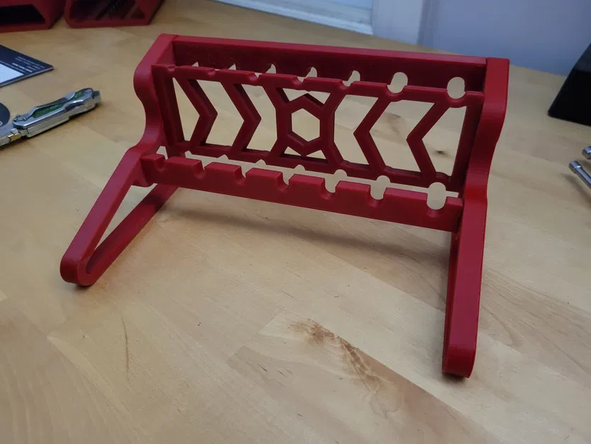 Giá đỡ dụng cụ vặn đai ốc 14 món cho cả bộ mét và inch - Image 2