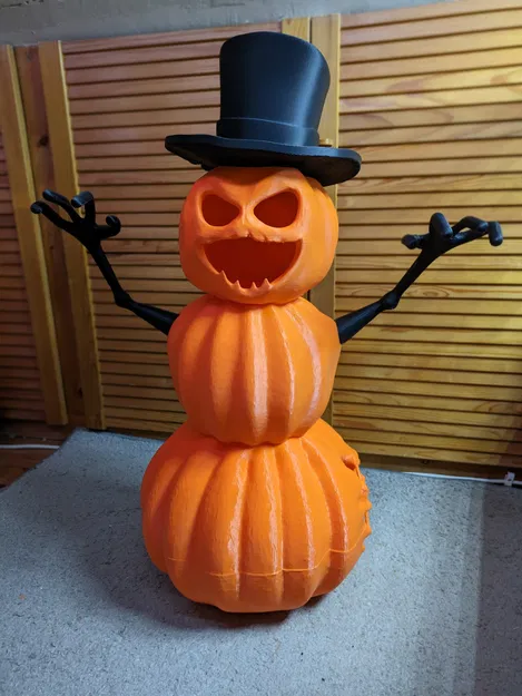 Người tuyết bí ngô Snumpkin cao 850mm - Image 3