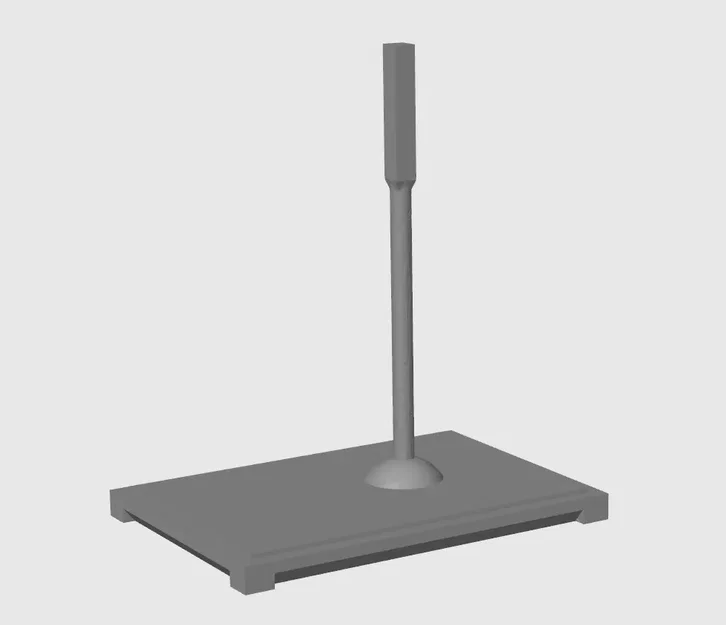 Giá đỡ cho mèo răng kiếm với nền tảng chắc chắn - Image 1