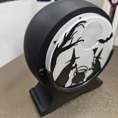 Giá đỡ cảnh trang trí đèn trà cho mùa thu và Halloween