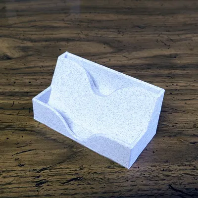 Giá đỡ danh thiếp đơn giản với hai khe cắm