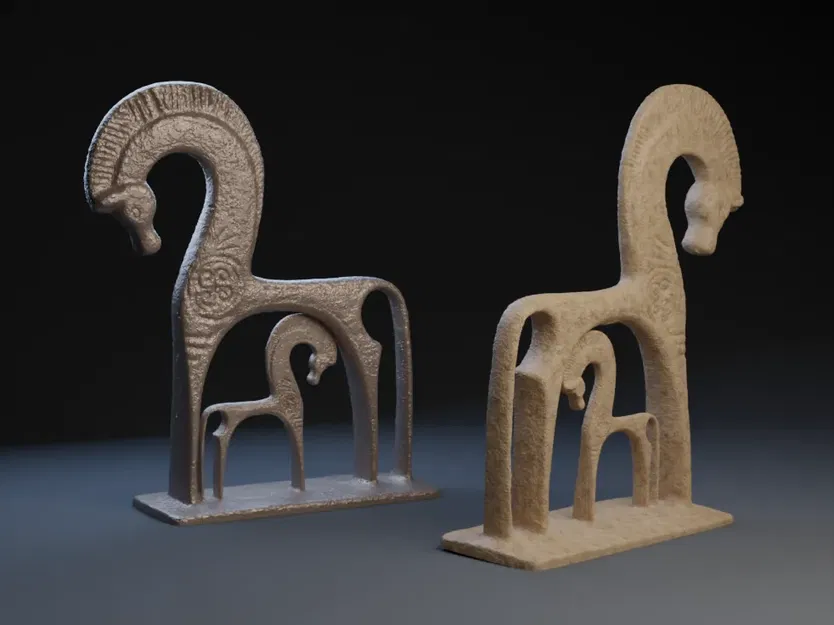 Ngựa Hy Lạp và Attic trong tác phẩm nghệ thuật mẹ và con - Image 1