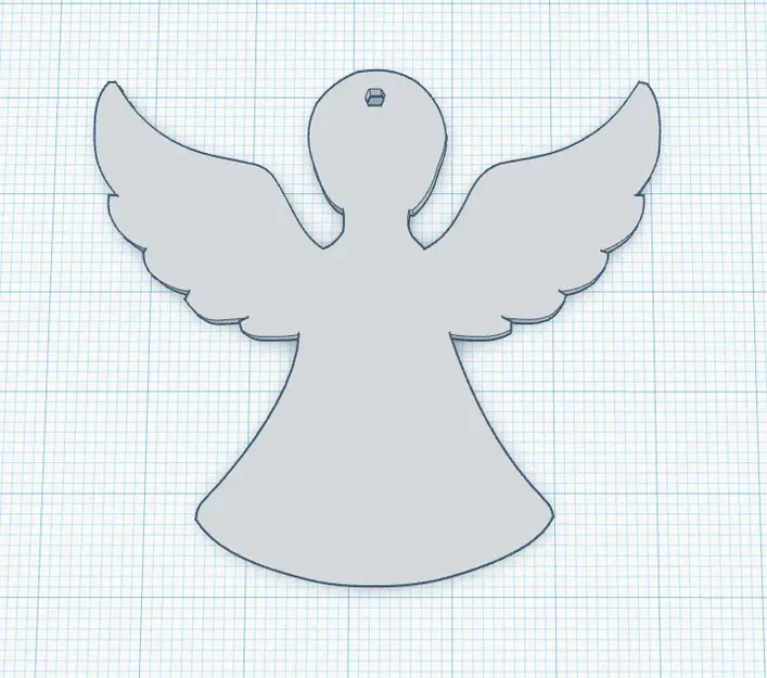 Món quà trang trí Thiên Thần Giáng Sinh dễ in - Image 1