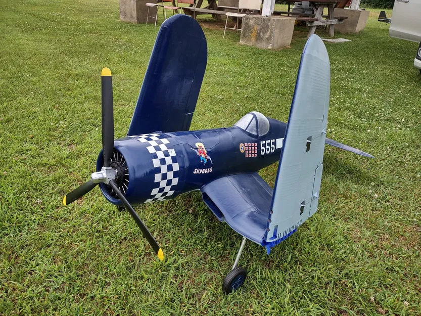 Đế thu hồi cho máy bay RC 3DLabPrint Corsair 1.9m - Image 1