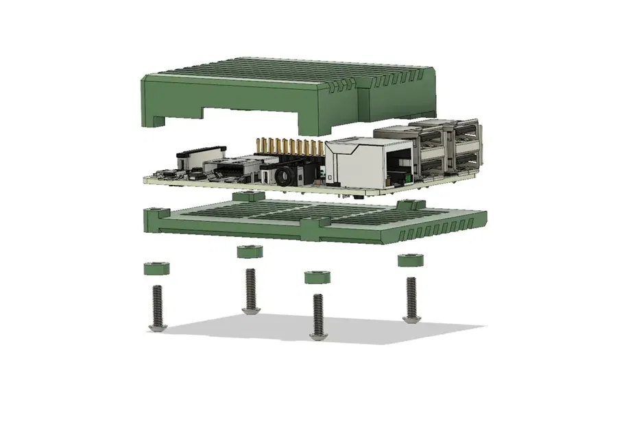 Vỏ Raspberry cho PI 3 - PI 2 - PI 1 - Image 1