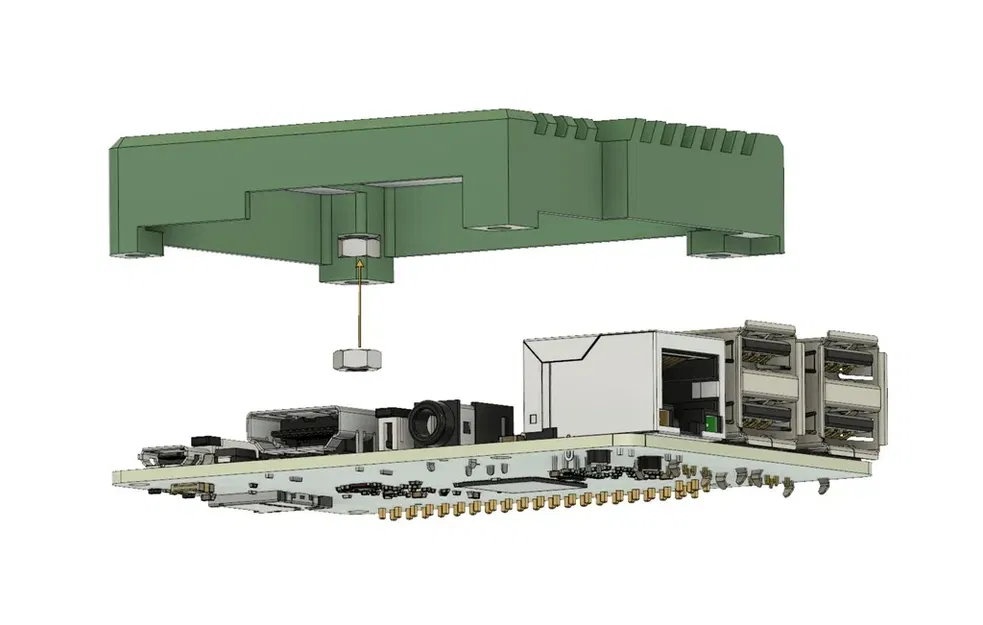 Vỏ Raspberry cho PI 3 - PI 2 - PI 1 - Image 9