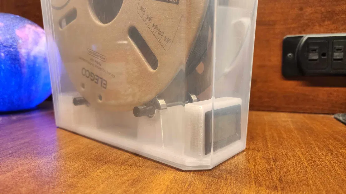 Bình chứa ngũ cốc Plastic House với giá đỡ cuộn tích hợp - Image 3