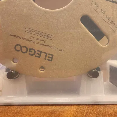 Bình chứa ngũ cốc Plastic House với giá đỡ cuộn tích hợp