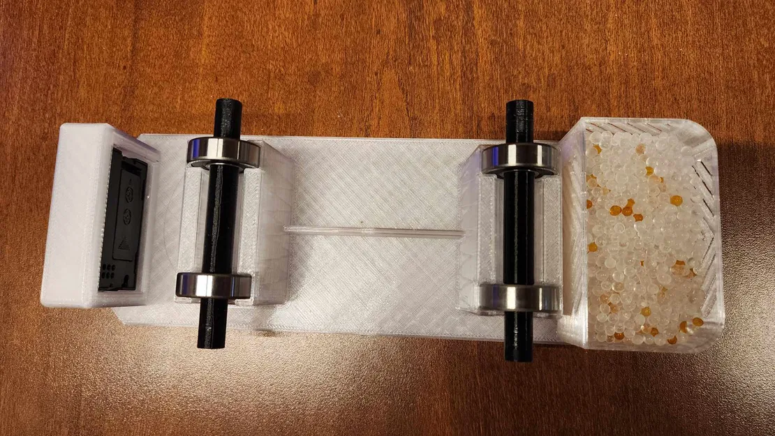 Bình chứa ngũ cốc Plastic House với giá đỡ cuộn tích hợp - Image 8