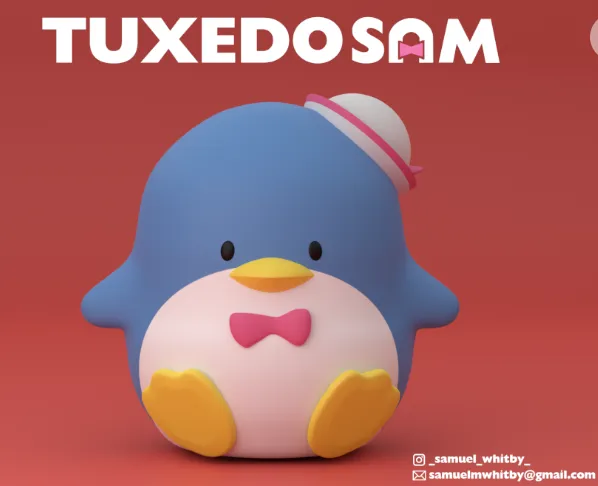 Móc khóa Tuxedo Sam dễ thương từ Sanrio - Image 1