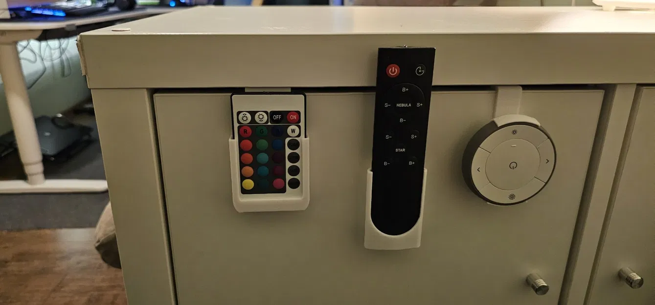 Giá đỡ điều khiển từ xa LED cho cửa Kallax và Billy - Image 1