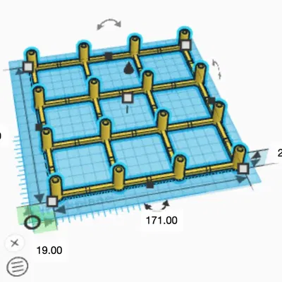 Giá treo đựng túi ziplock và đũa ăn