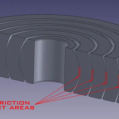 Đồ chơi xoay không ma sát hình vòng tròn thú vị