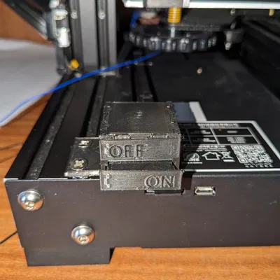 Công tắc ON OFF phía trước cho máy in Ender 3 v2