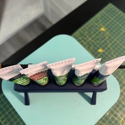 Giá đỡ sơn acrylic nhỏ gọn cho bàn làm việc