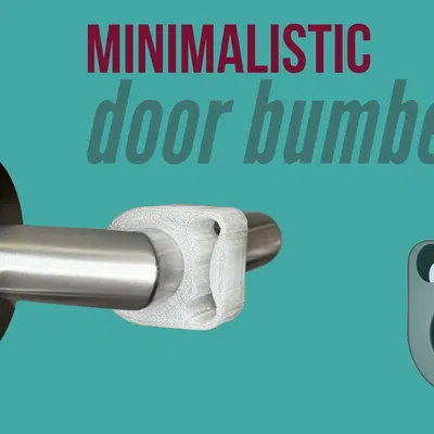 Bumper cửa tối giản, thiết kế chức năng và phong cách