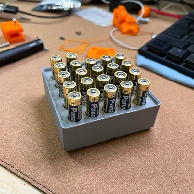 Hộp đựng pin AAA Gridfinity cho 25 viên pin