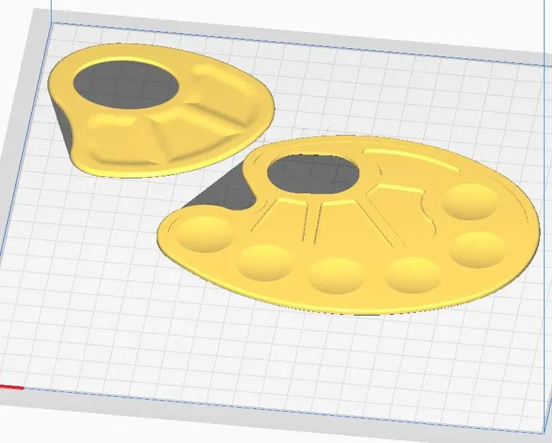 Bảng pha màu cho họa sĩ với kích thước vừa phải - Image 2