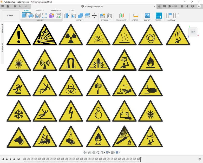 Bộ sưu tập biểu tượng cảnh báo theo tiêu chuẩn ISO 7010 - Image 1