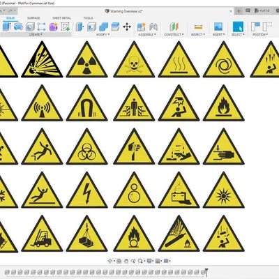 Bộ sưu tập biểu tượng cảnh báo theo tiêu chuẩn ISO 7010