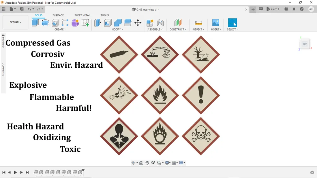 Biểu tượng nguy hiểm GHS cho an toàn lao động - Image 2