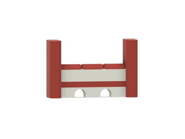 Bộ nhảy tường mini cho chó agility kích thước 1:10 - Image 1