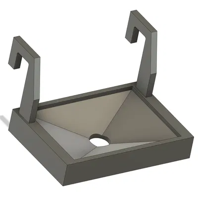 Giá đỡ xà phòng gắn vào lan can bồn tắm có thiết kế tham số