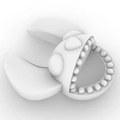 Chậu cây hình nhân vật Stitch từ phim hoạt hình trẻ em