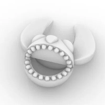 Chậu cây hình nhân vật Stitch từ phim hoạt hình trẻ em