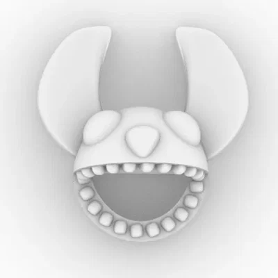 Chậu cây hình nhân vật Stitch từ phim hoạt hình trẻ em