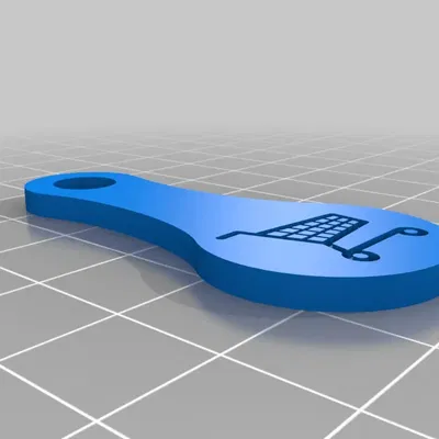 Đồng xu khóa xe đẩy siêu thị kích thước nhỏ cho Vương quố...