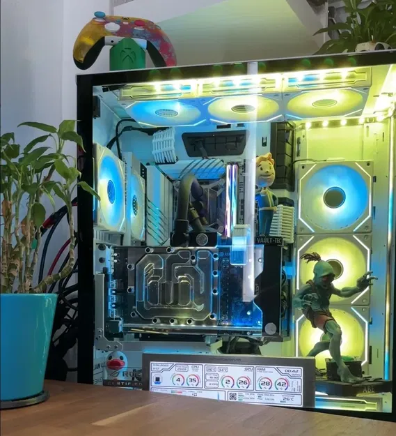 Bảng mặt Lian-Li O11 Dynamic XL cho cáp và làm mát nước - Image 1