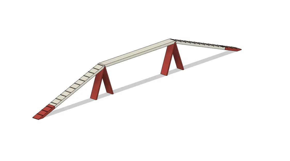 Cầu đi bộ mini cho chó theo tiêu chuẩn FCI - Image 1