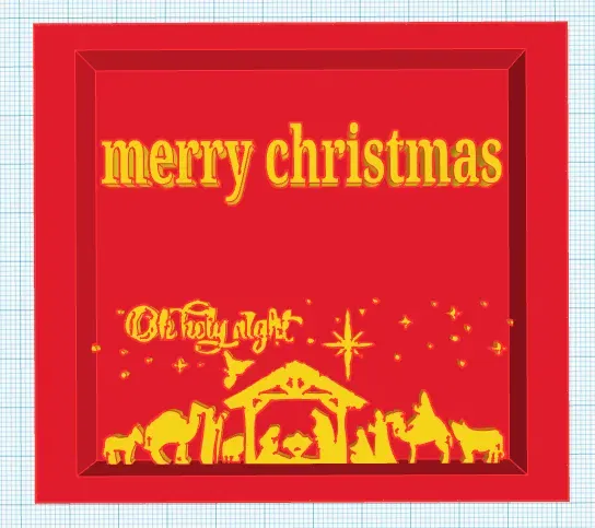 Cảnh Giáng Sinh với Chúa Giê-su và Mẹ Maria - Image 1