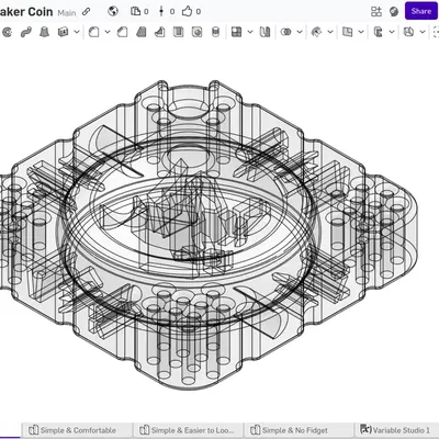 **Đồng tiền Maker Coin với thiết kế độc đáo và tiện ích**