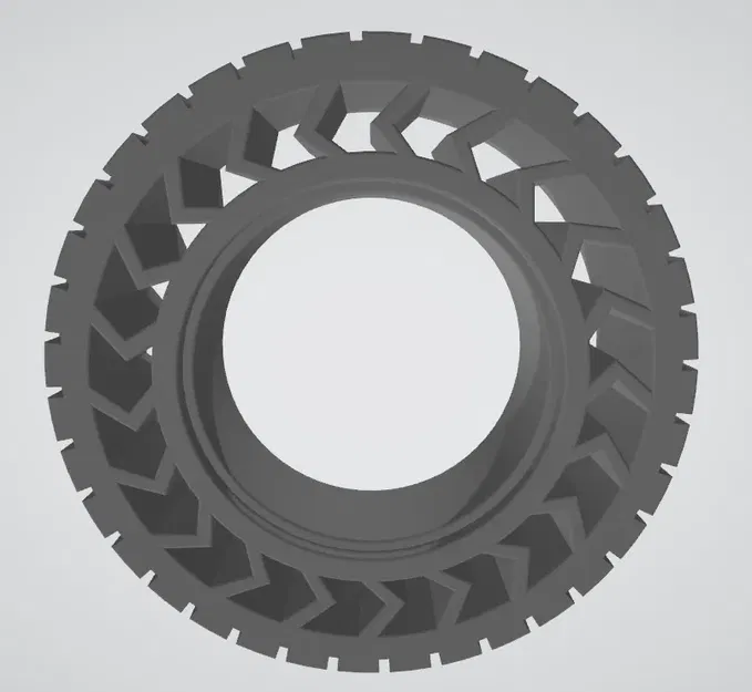 Bánh xe in TPU không lốp cho Trampa Hubs - Image 1