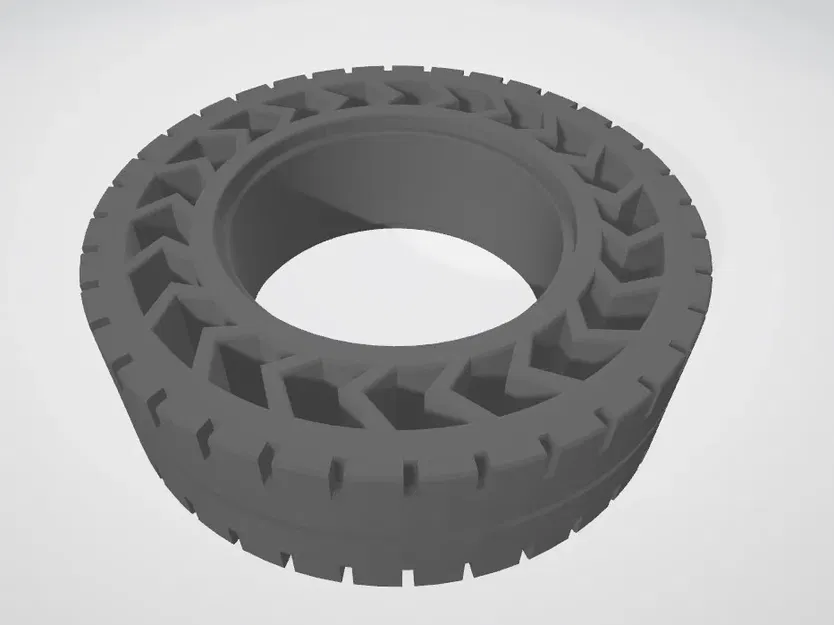 Bánh xe in TPU không lốp cho Trampa Hubs - Image 2