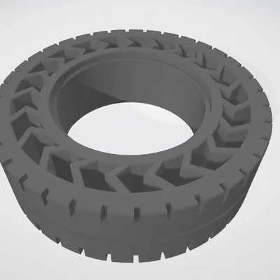 Bánh xe in TPU không lốp cho Trampa Hubs