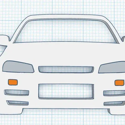 Móc khóa hình xe Nissan Skyline R34 độc đáo