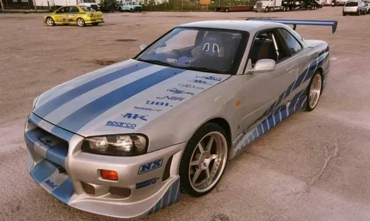Móc khóa hình xe Nissan Skyline R34 độc đáo - Image 2