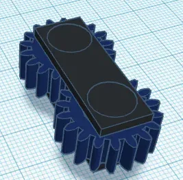 Đồ chơi fidget bánh răng in tại chỗ nhỏ gọn và tiện lợi - Image 1