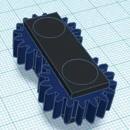 Đồ chơi fidget bánh răng in tại chỗ nhỏ gọn và tiện lợi