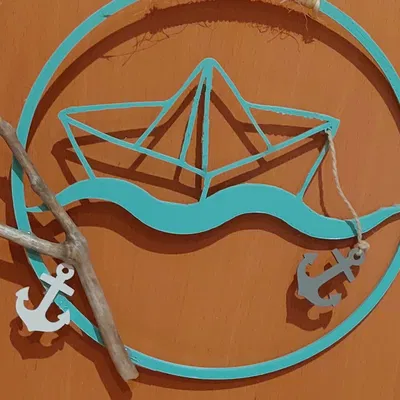 Trang trí treo tường - Thuyền giấy