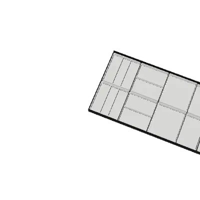 Khay tổ chức ngăn kéo cho bàn làm việc Husky 46 inch