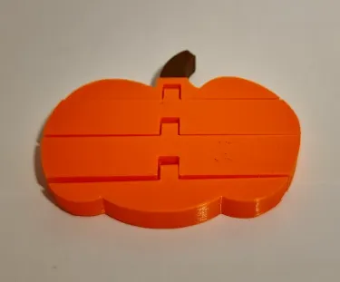 Bí ngô khớp nối đơn giản trang trí Halloween - Image 1